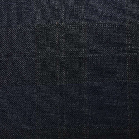 D-536/1 Vercelli CV - Vải Suit 95% Wool - Xanh Dương Caro